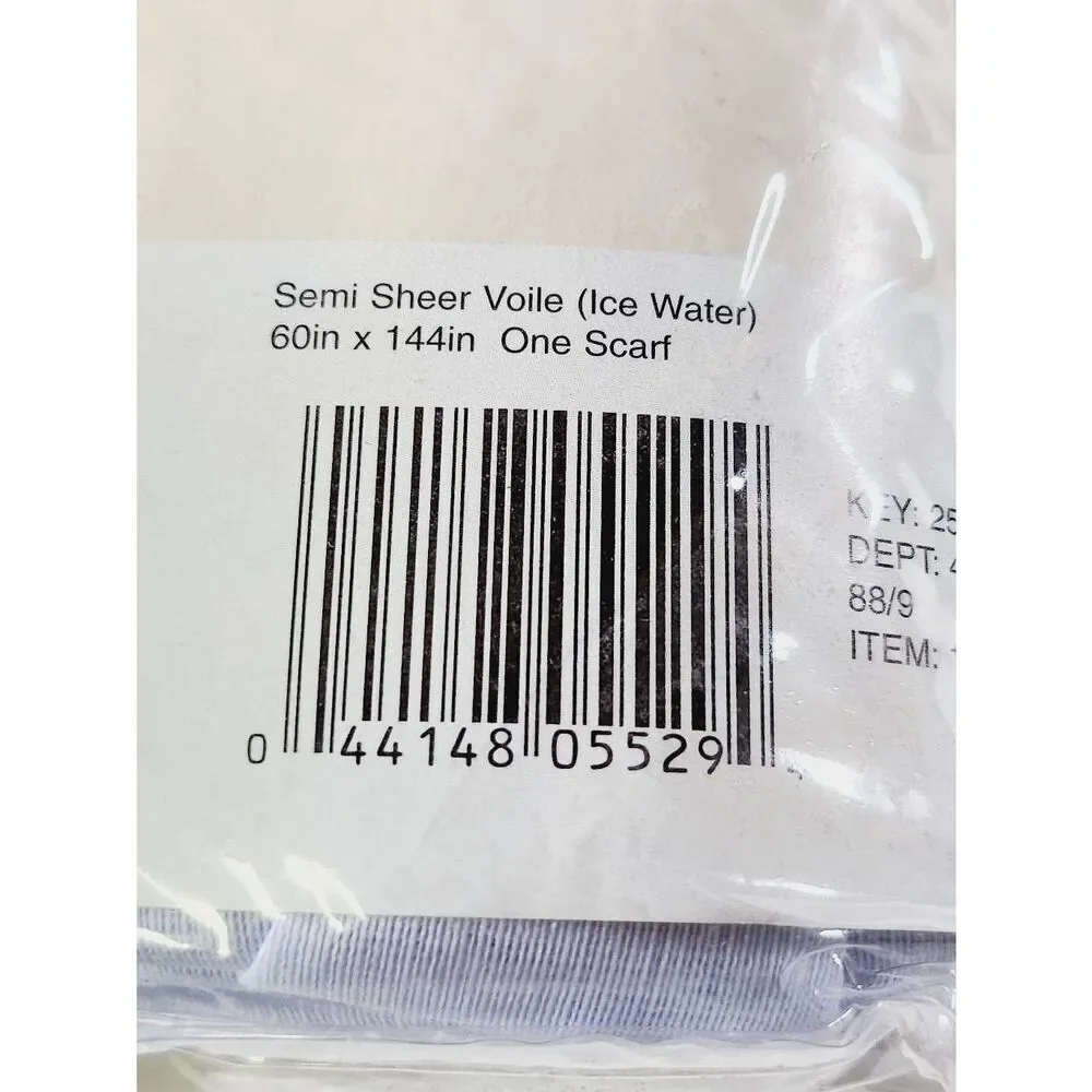 1990's Martha Stewart Semi Sheer Voile and Two Standard Shams #B2